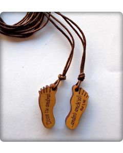 Double pendentif "Où irez-vous j'irai aussi"