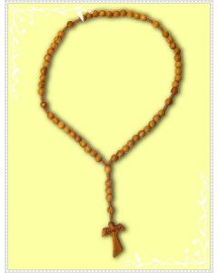 Olive wood rosary